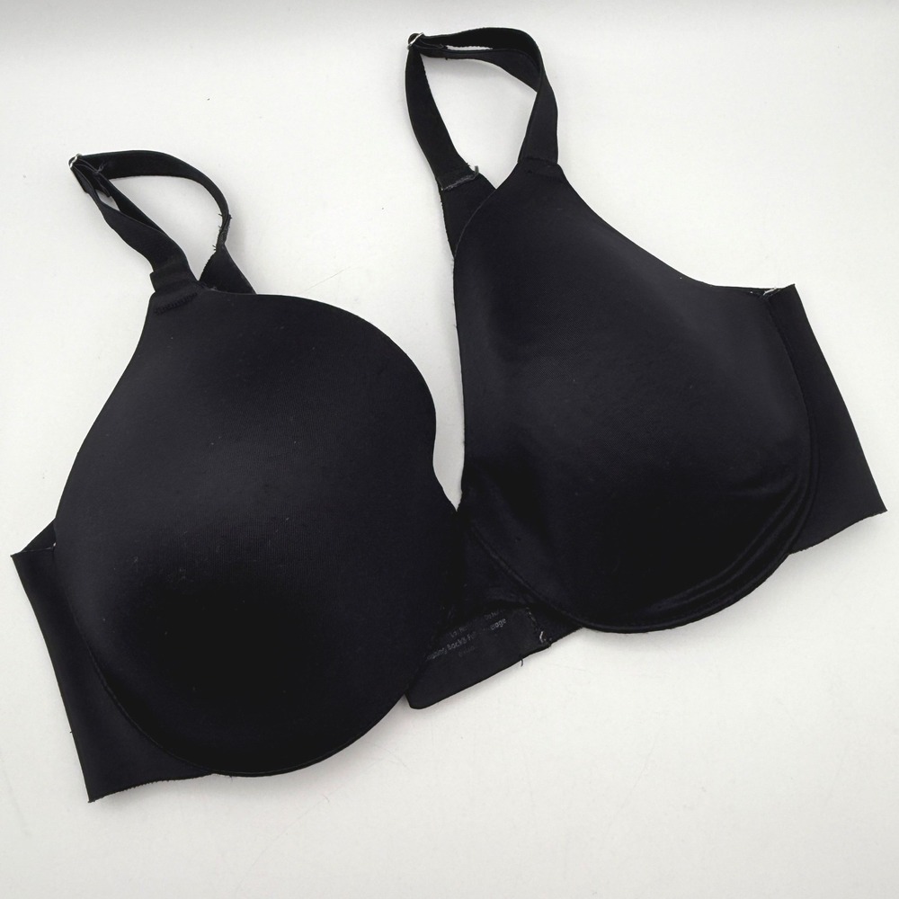 Soma 34DD Black Full Coverage Underwire Bra Vanishing Back Smooth